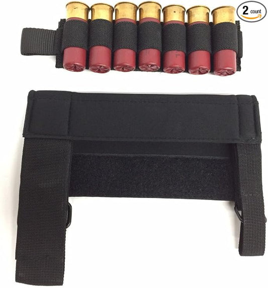 Hi-Tech Custom Concepts Kel-Tec KSG Shotgun Neoprene Cheek Rest/Arm Guard (Strap-on) with Shell Card Holder Combo, USA.