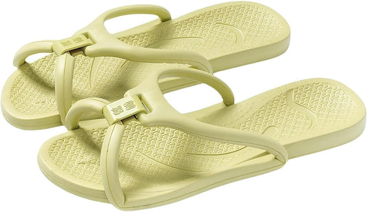 Foldable Travel Slippers, Portable Hotel Lightweight Slides, Shower Shoes for Women & Men, Non-Slip, Quick-Dry Gym Shower ...