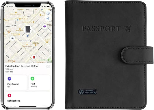 Rich&Ray Wireless Charging Smart Tracker Card Rechargeable IP68, Key Finder Item Tracker Thin Card (Certified by MFI), Pas...