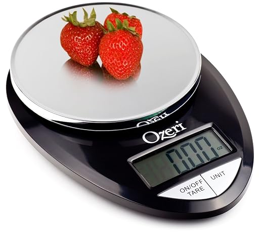 Ozeri Pro Digital Kitchen Food Scale, 0.05 Oz To 12 Lbs (1 Gram To 5.4 Kg)