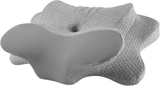 FUNCCUBE Cervical Neck Pillow - Memory Foam Pillow for Pain Relief Sleeping, Ergonomic Neck Support Contour Pillows for Si...