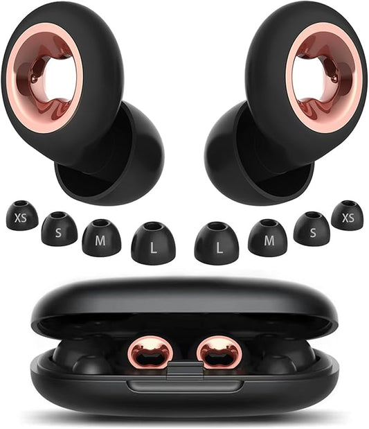 Ear Plugs for Sleeping 45DB Noise Cancelling: Ultra-Comfy Reusable Noise-Reducing Earplugs for Concerts & Travel & Snorin...
