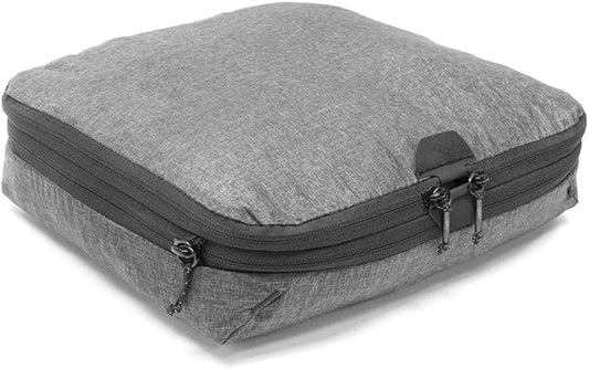 Peak Design Packing Cube, Charcoal, Weatherproof Luggage Cube with Dual Compartment Organization, Expansion and Compressio...