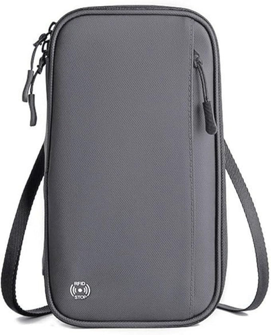 Passport Holder, RFID Blocking Family Passport Wallet, Multi-functional Travel Document Organizer, Large Capacity for Wome...