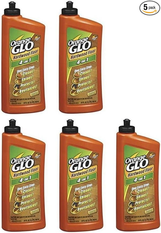 24 fl oz Orange Glo 4-In-1 Hardwood Floor Polish 5 Pack