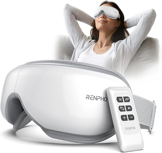 RENPHO Eye Massager with Heat, Birthday Valentines Day Gifts for Women Men Her Him, FSA Eligible HSA Sleep Mask with Remot...