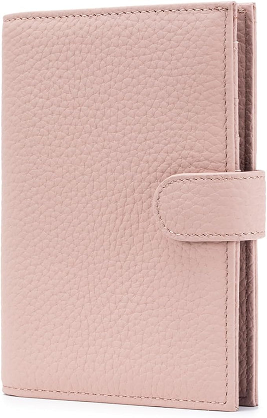 Karmiir RFID Passport Holder Travel Wallet for Women, Leather Passport Cover Wallet with Card Holders SIM Slots,Zippered C...