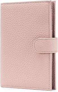 Karmiir RFID Passport Holder Travel Wallet for Women, Leather Passport Cover Wallet with Card Holders SIM Slots,Zippered C...