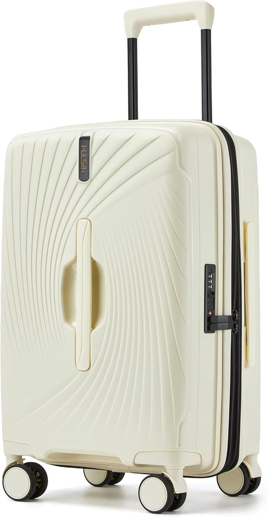 Hulsin 20 Inch Expandable Carry on Luggage, Hardside Lightweight Spinner Suitcase TSA Lock, 22x14x9 Airline Approved Hard ...