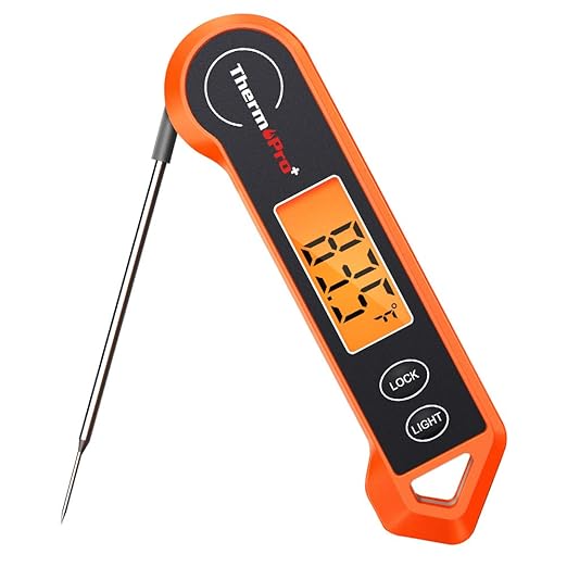 ThermoPro TP19H Digital Meat Thermometer for Cooking with Ambidextrous Backlit and Motion Sensing Kitchen Cooking Food The...