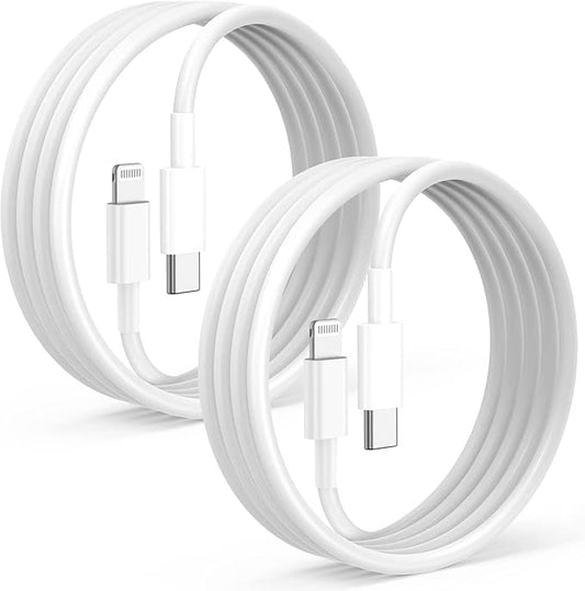 2Pack for iPhone14/13/12 Fast Charger Cable 6ft [Apple MFi Certified], USB Type C to Lightning Cable 6 Foot Apple iPhone C...