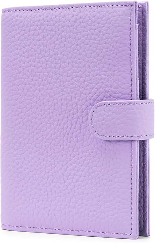 Karmiir RFID Passport Holder Travel Wallet for Women, Leather Passport Cover Wallet with Card Holders SIM Slots,Zippered C...