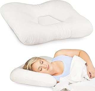 Core Products Tri-Core Cervical Support Pillow – Firm Orthopedic Neck Pillow for Pain Relief, Back and Side Sleepers – Erg...