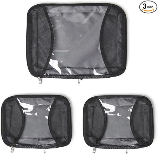 Baggallini Compression Cube 3-piece set - Lightweight Compression Packing Cubes for Travel