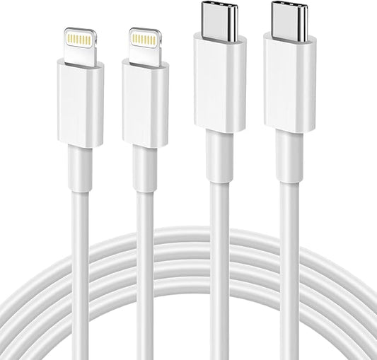 USB C to Lightning Cable [Apple MFi Certified] 2Pack 6FT iPhone Fast Charger Cable Power Delivery Type C Charging Cord Com...