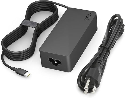 Dzytnsy 65W USB C Charger Compatible with Lenovo Thinkpad/Yoga/Chromebook Laptop Computer 65W 45W USB C Fast Power Adapter