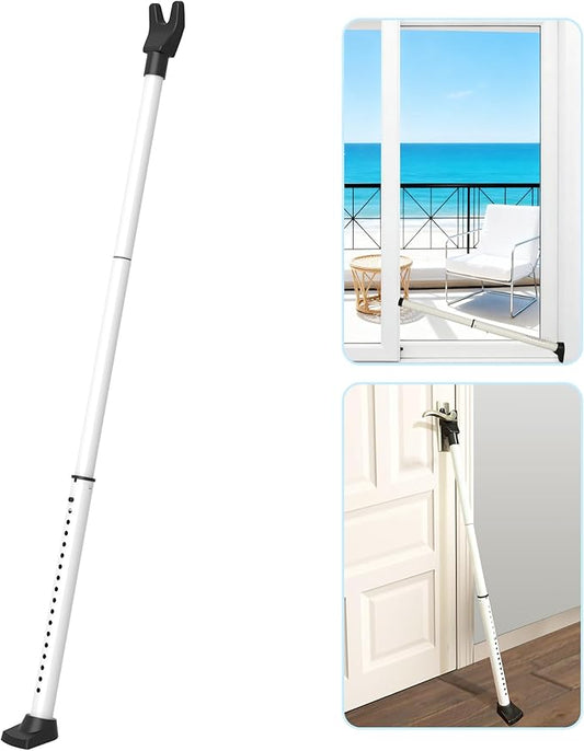 2025 Upgraded 2-in-1 Door Security Bar,Door Stoppers,Adjustable Heavy Duty Stoppers Jammer for Apartment,Home, Hotel Room,...
