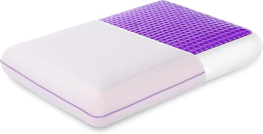 EGOHOME Cooling Gel Memory Foam Pillow - Reversible Cooling Cover, Neck Support for Side, Back and Stomach Sleepers, Remov...