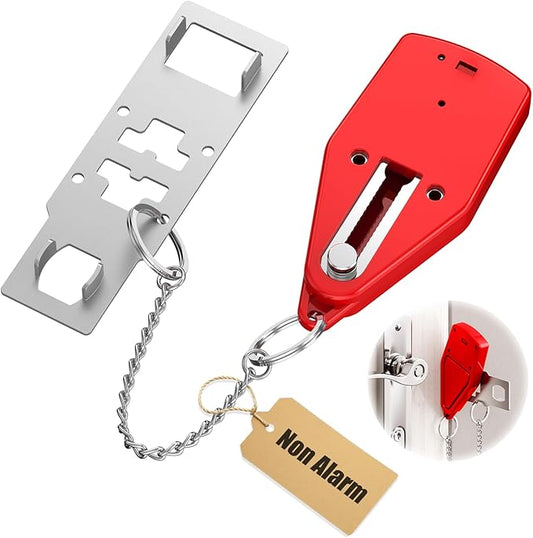 Portable Hotel Door Lock, Newest Extra Security Travel Lock for Hotel Door Locks for Travelers Security, Easy Install Port...