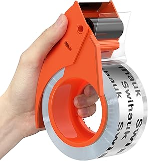 1.88 in x 66.6 YDs Clear Heavy Duty Packing Tape with Dispenser, Strong & Durable Shipping Tape, Packaging Tape, Packing T...