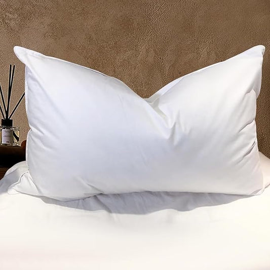 BHZ Goose Down Feather Pillows Queen Size - Hotel Collection Bed Pillows for Sleeping Soft Pillow for Side and Back Sleepe...