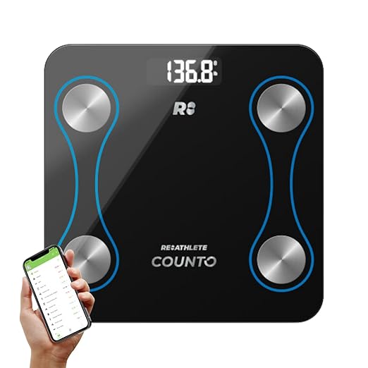 COUNTO Smart Scale- Digital Scale Measuring Body Parameters| Smart Bluetooth Body Fat Measurement Device, Body Composition...