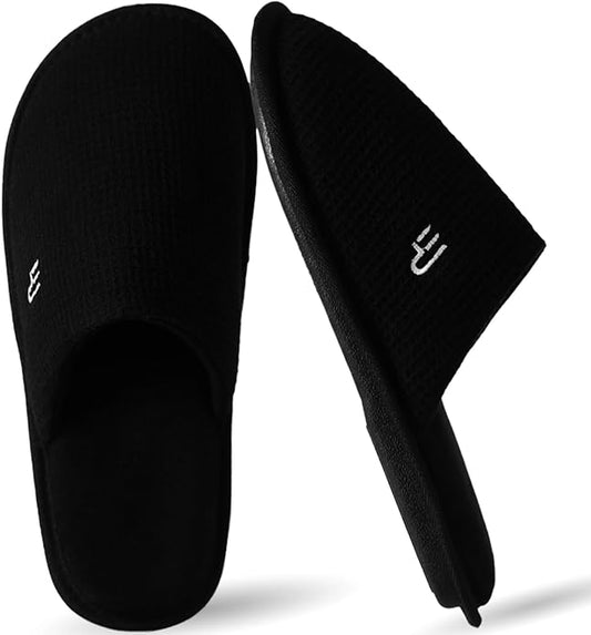 Takeaslip Mens Memory Foam Slippers Lightweight House Shoes for Indoor Outdoor Travel