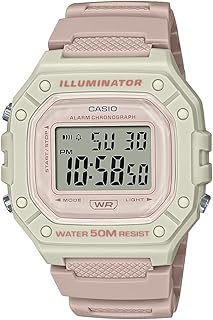 Casio W218H Series | Men’s Digital Watch | 50M WR | 1/100 Second Stopwatch | 100 SEC Chronograph | LED Backlight | Countdo...