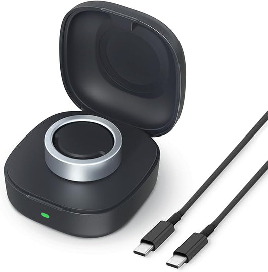 Vodi Mosa Wireless Charger Case Compatible with Oura Ring Gen3 Heritage/Horizon Small Portable Travel Charging Box for Sma...