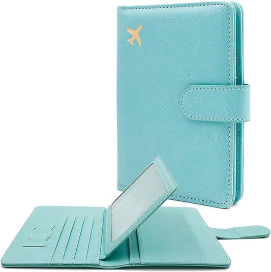 Deziliao Passport Holder for Women and Men, Passport Holder Card Slots, RFID Blocking Passport Wallet, Travel Essentials C...