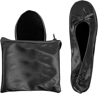 xaijciz Women's Foldable Dance Shoes Ballet Flats