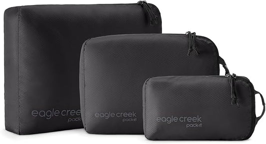 Eagle Creek Pack-It Isolate Cube Set - Packing Cubes for Stackable Storage - Convenient Top Handle - Easy Grab Zipper Pull...