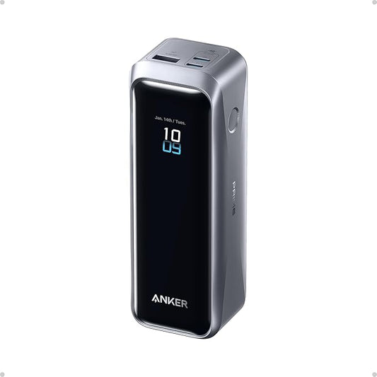Anker Prime Power Bank, 20,100mAh 3-Port Portable Charger with 220W Max Output, Two-Way Charging, TSA-Approved, App Contro...