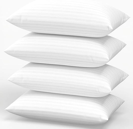 Favocama Pillows Standard Size Set of 4 Hotel Collection Bed Pillow for Sleeping Pillows 4 Pack for Back, Stomach or Side ...