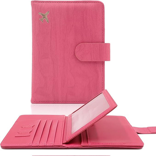 Melsbrinna Rfid Passport Holder for Travel women/Men, Cute Passport Wallet Rfid Blocking Card Slots, Rfid Passport Cover/C...