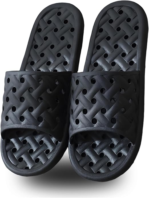 AYYDMY Unisex Quick-Dry Bathroom Shower Slippers, Non-Slip Drainage Holes Sandals for Swimming, Pool, Gym, Dorm, Travel, S...