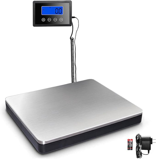 Fuzion Shipping Scale for Packages Small Business - 440lb x 0.1lb Digital Postal Scale for Packages, Shipping Package Scal...