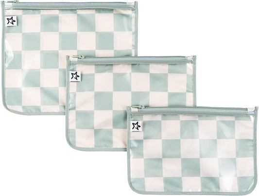 Tiny Twinkle Diaper Bag Organizing Pouches | Mess-Proof Clear Front Travel Organizer Bags | TSA Approved Toiletry Bag Set ...