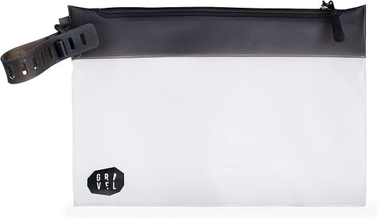 Gravel The Pouch | TSA Approved Clear Travel Toiletry Bag | Quart Size for Men & Women