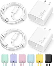 iPhone 17 16 15 Charger Fast Charging Type C Chargers USB C Charger Block iPhone 17 16 15 Air Pro Max Chargers with 6FT Ca...