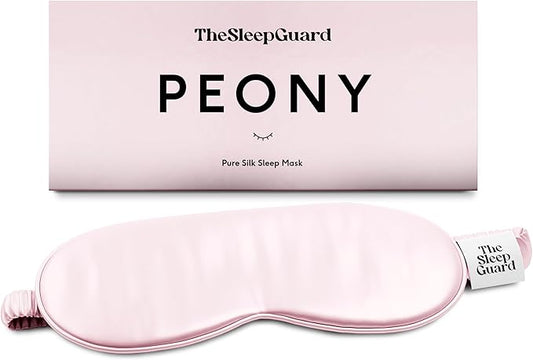 TheSleepGuard Pure Silk Sleep Mask [100% 6A Mulberry Silk, 22 Momme] Light Blocking Travel Essentials. Eye Masks for Sleep...