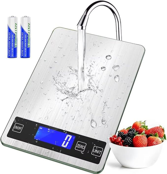 BACK KTCL''Cooking Master' 22lb Digital Kitchen Scale,Food Scale Measures in Grams and Ounces for Weight Cooking Baking,1...