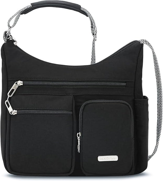 MHCNLL Trendy Anti Theft Crossbody Bag for Women, Waterproof Nylon Multi-Pocket Travel Purse and Everyday Shoulder Handbag