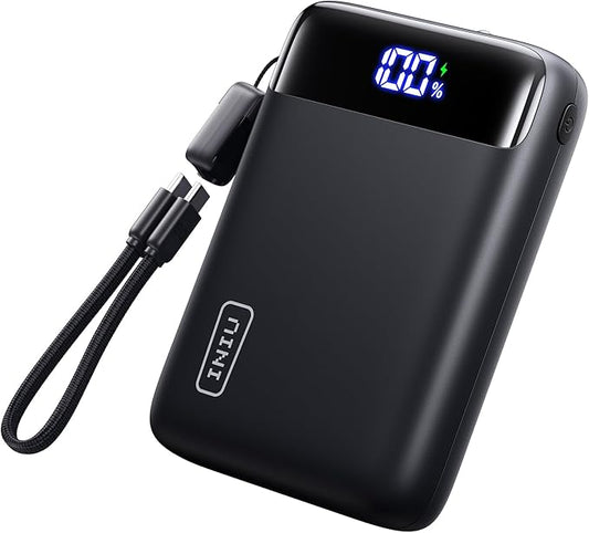 INIU Portable Charger, Smallest 22.5W 20000mAh USB C in & Out Power Bank Fast Charging, PD 3.0+QC 4.0 LED Display Phone Ba...