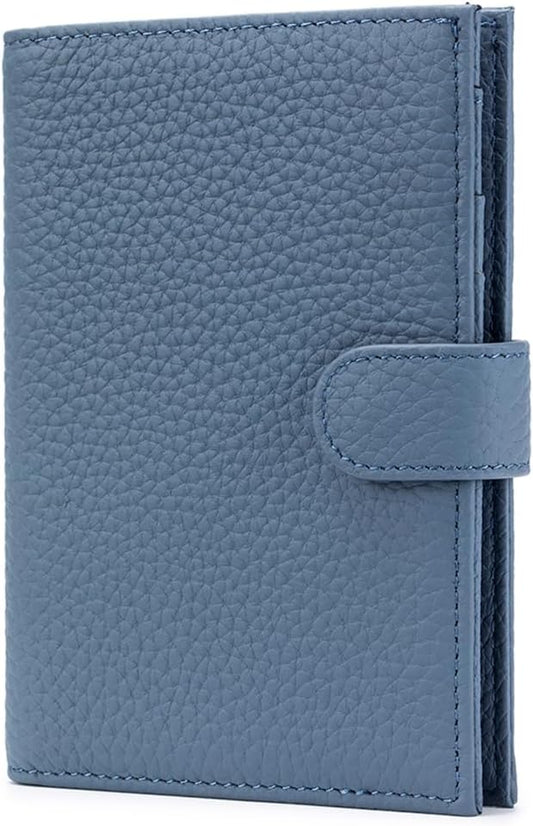 LnxLtw Leather RFID Blocking Passport Holder for Travel Women – Multiple Slim Passport Wallet for Women with Card Slots, Z...