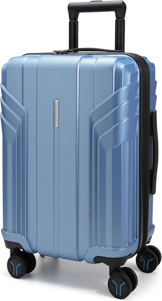 BAGSMART Expandable Carry On Luggage 22x14x9 Airline Approved, 1OO% PC Lightweight Hard Shell Suitcase, 20 Inch Travel Lug...