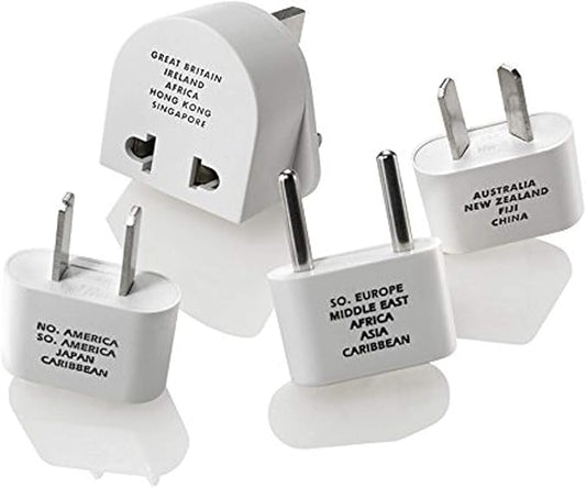 Conair Travel Plug Adapters, Universal Plug Adapters for Worldwide Travel by Travel Smart