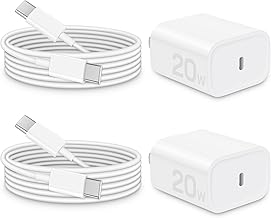 Brasag i Phone 17 16 15 Charger Fast Charging - 20W PD Fast Charger Block with 6Ft USB C Cable for i Phone 17/16/15 Serie...