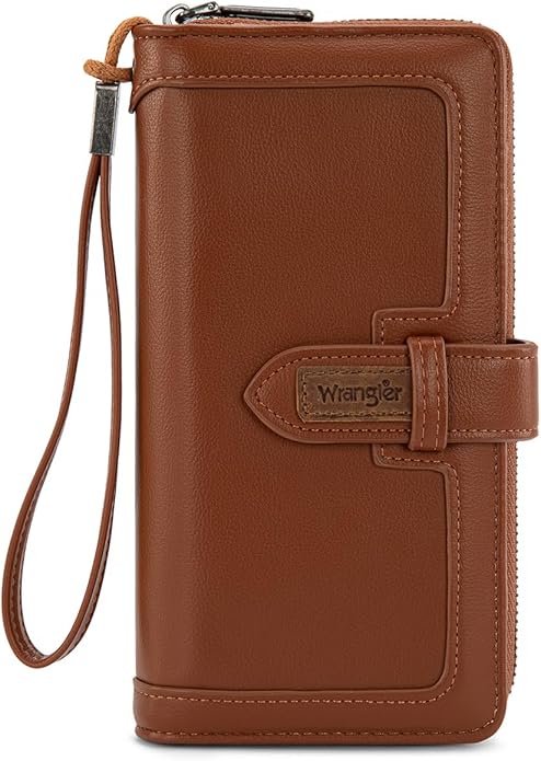 X Wrangler Women's Wallets Bifold Wristlet Wallets for Women Large Capacity Credit Card Cash Wallet with ID Window