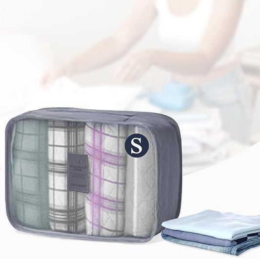 Packing Cubes Travel Organizer Bags Multi-functional Traveling Compression Bags Mesh Luggage Packing Cubes for Suitcases T...